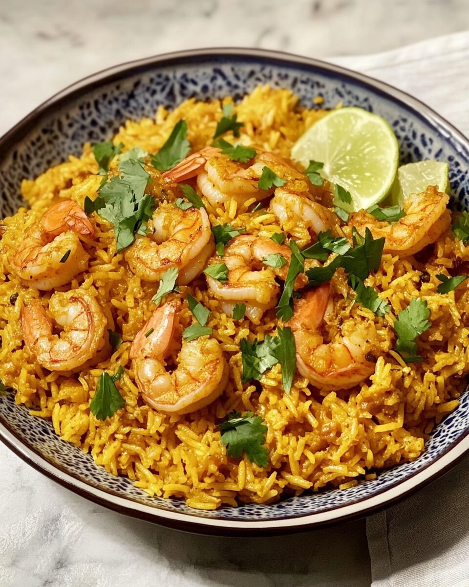 Instant Pot Indian Shrimp Biryani