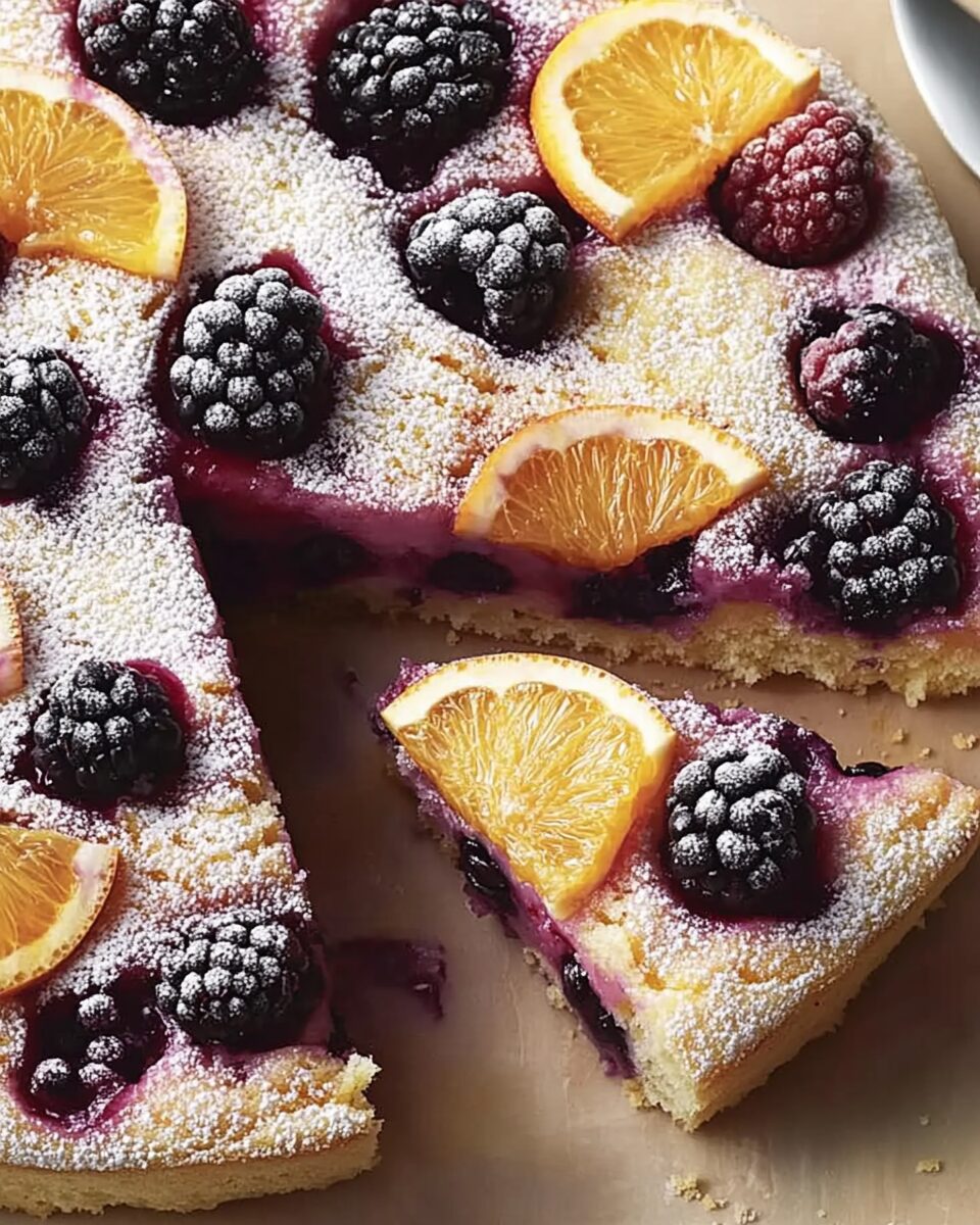 Blackberry-Orange Cake