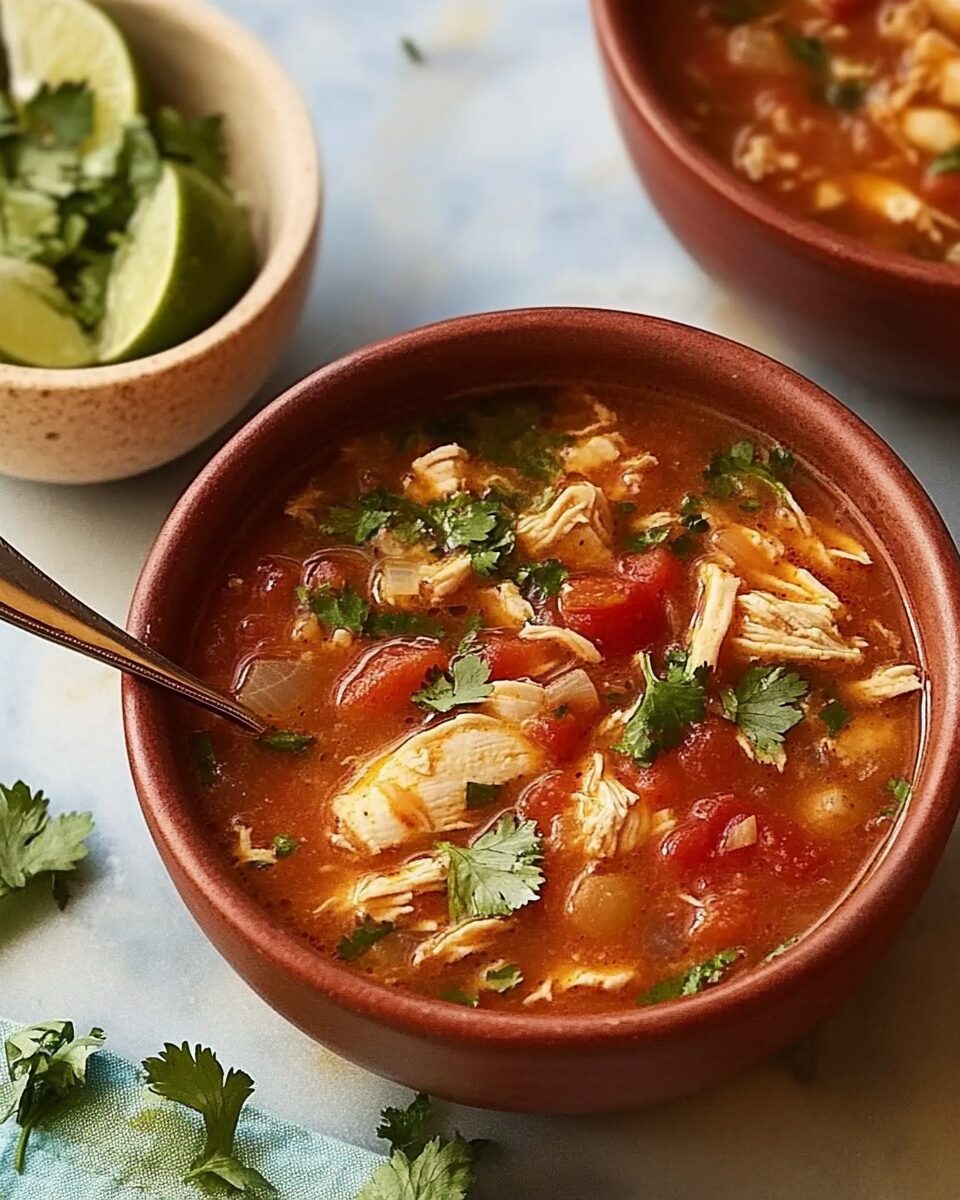 Chicken and Tomato Pozole