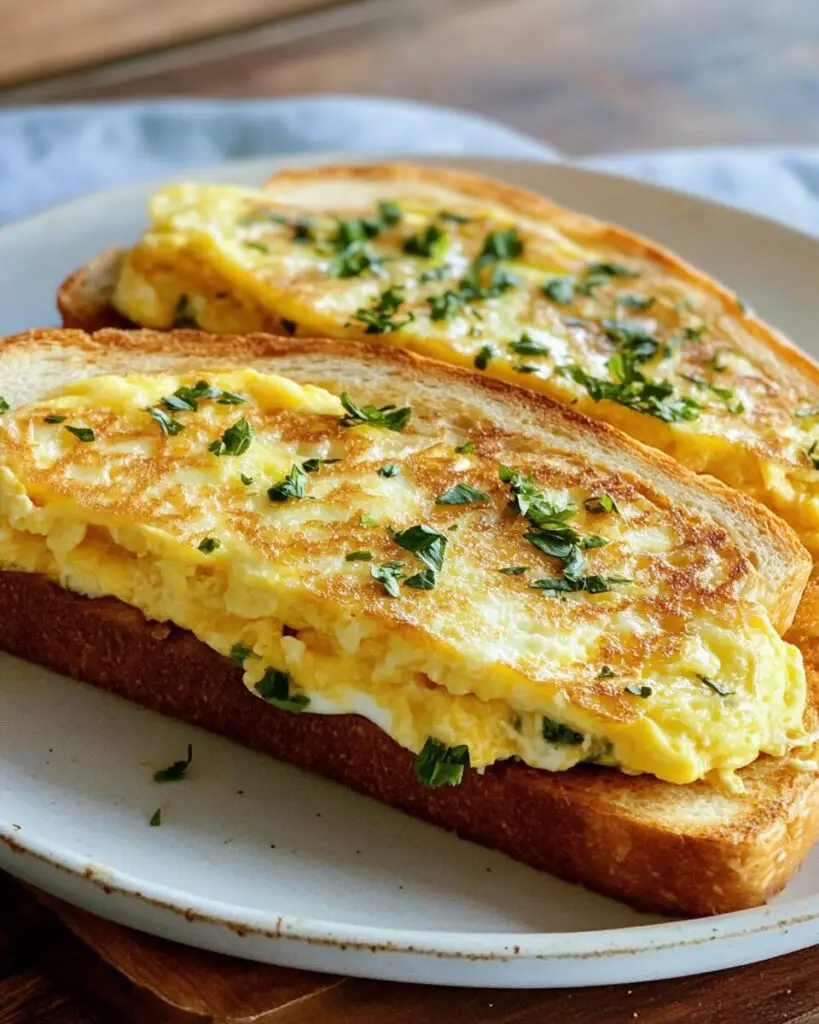Egg and Cheese Bread Omelet