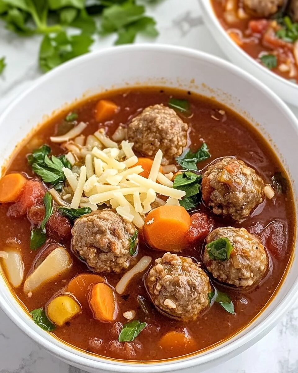 Hearty Meatball Soup