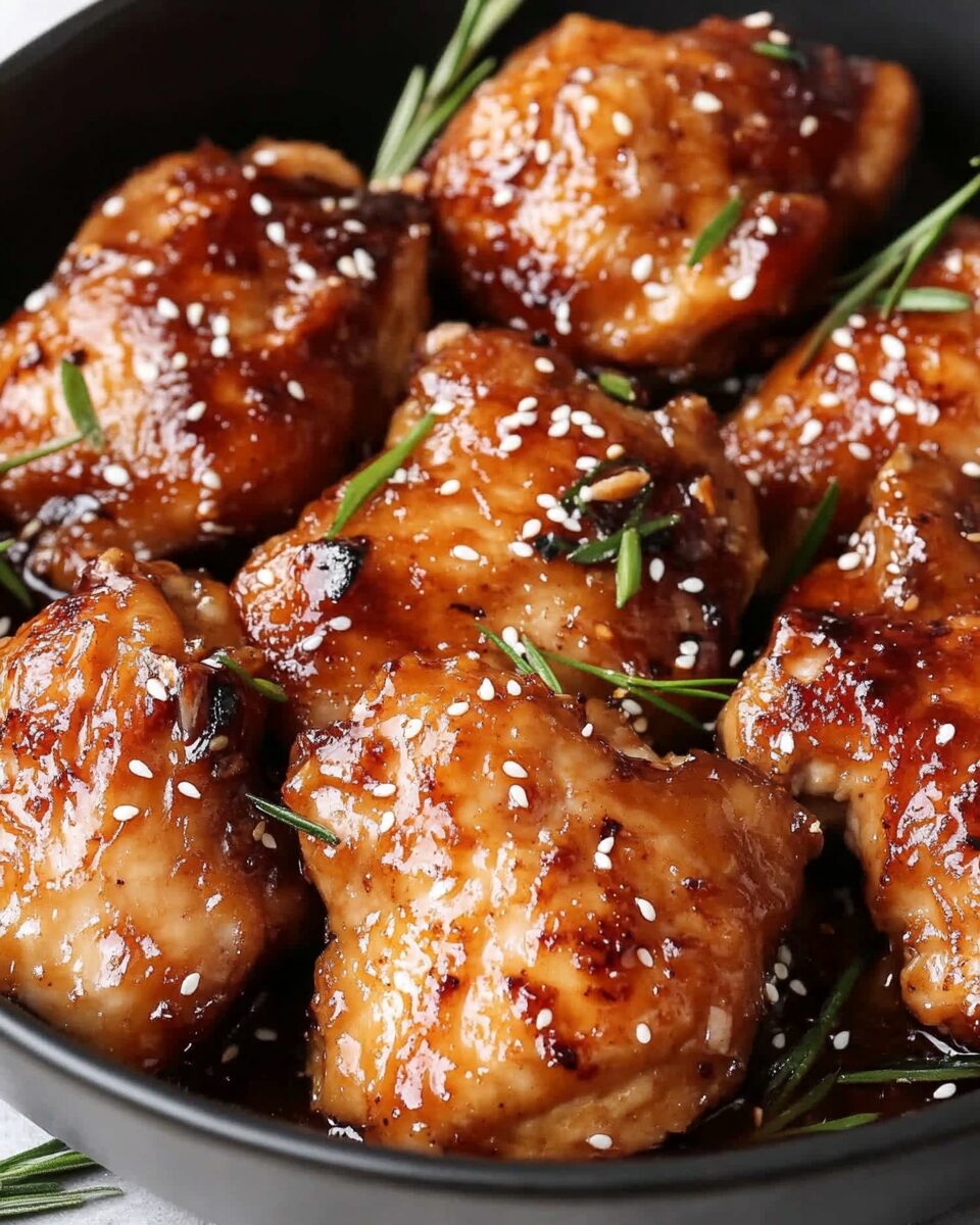 Honey Soy Baked Chicken Thighs