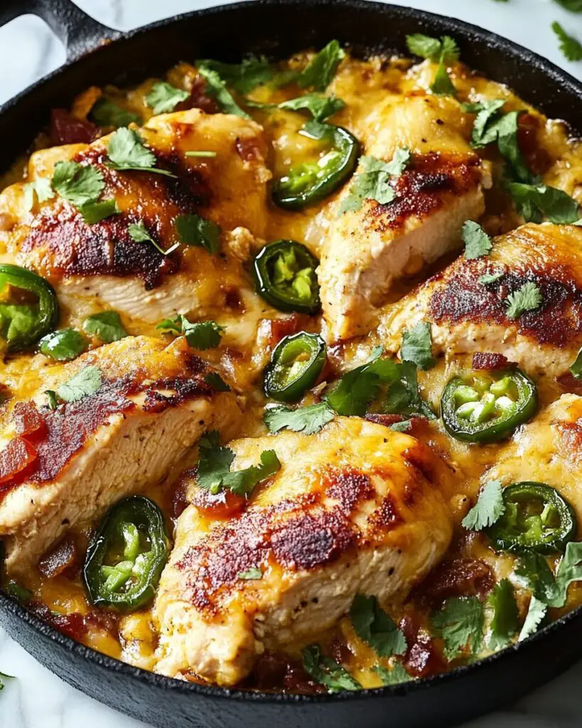 Jalapeño Popper Chicken Skillet