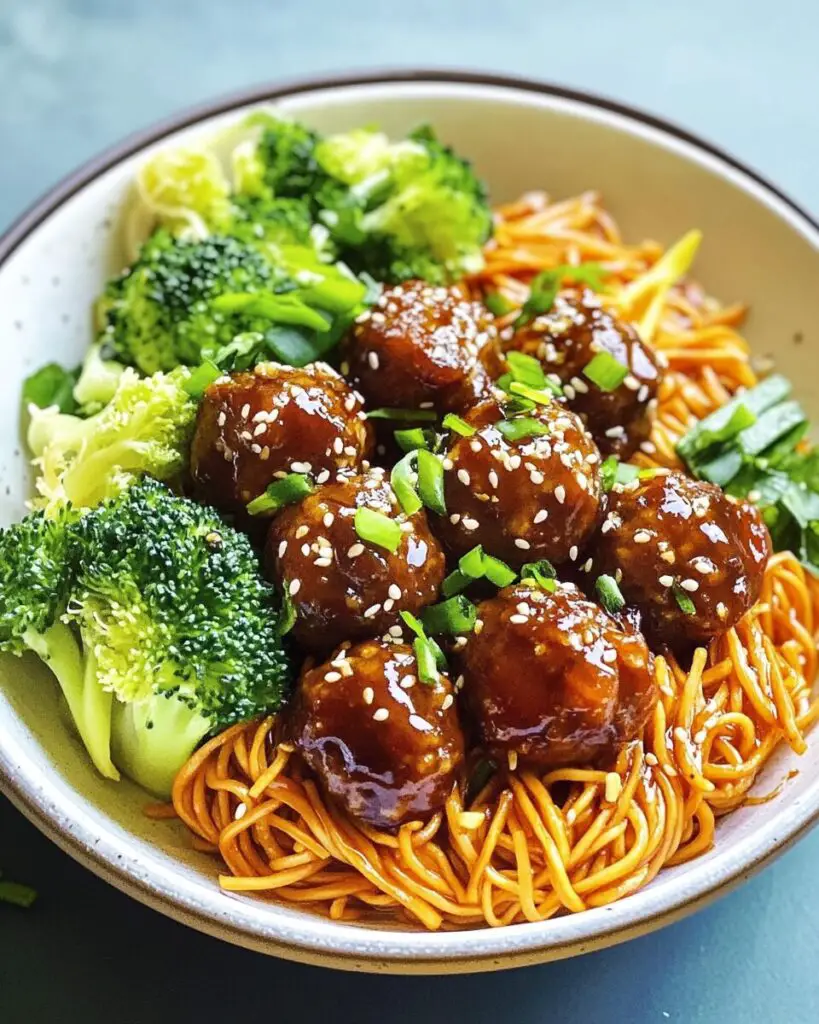 Mongolian Beef Meatballs