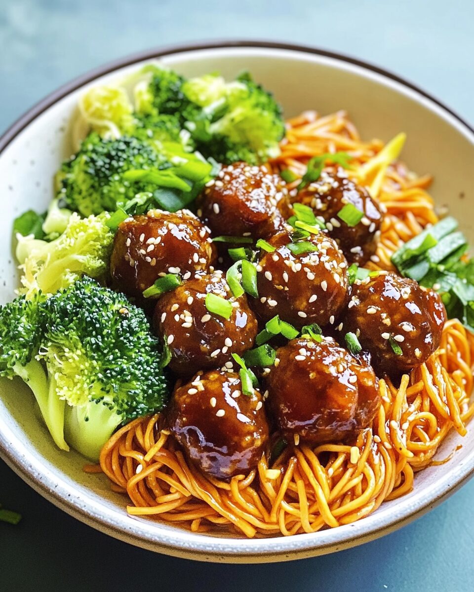Mongolian Beef Meatballs