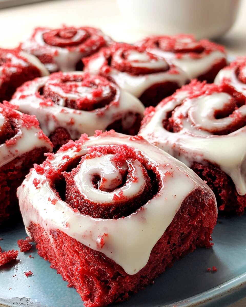 Red Velvet Cinnamon Rolls