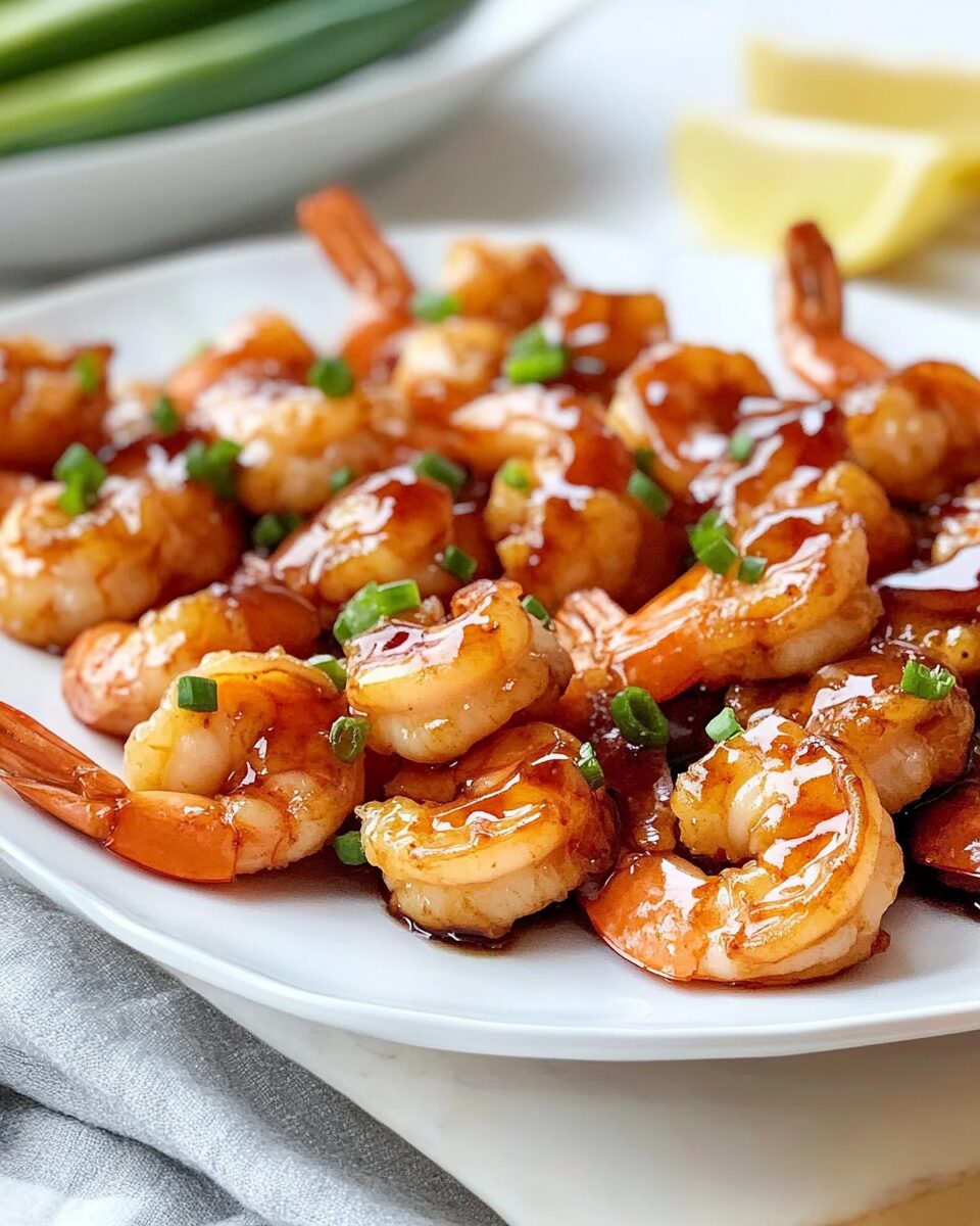 Sweet and Sour Glazed Shrimp
