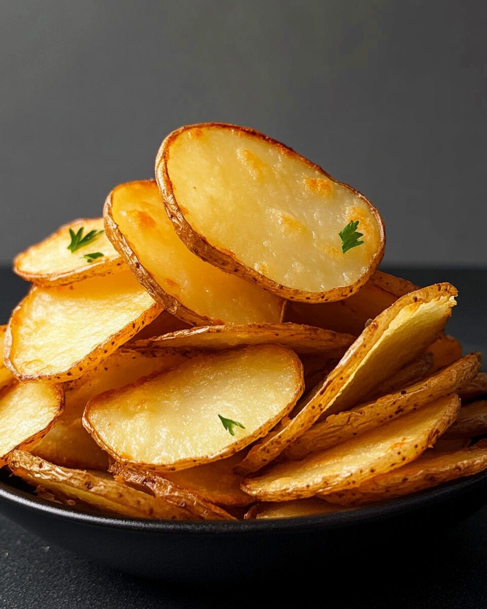 Air Fryer Sliced Potatoes