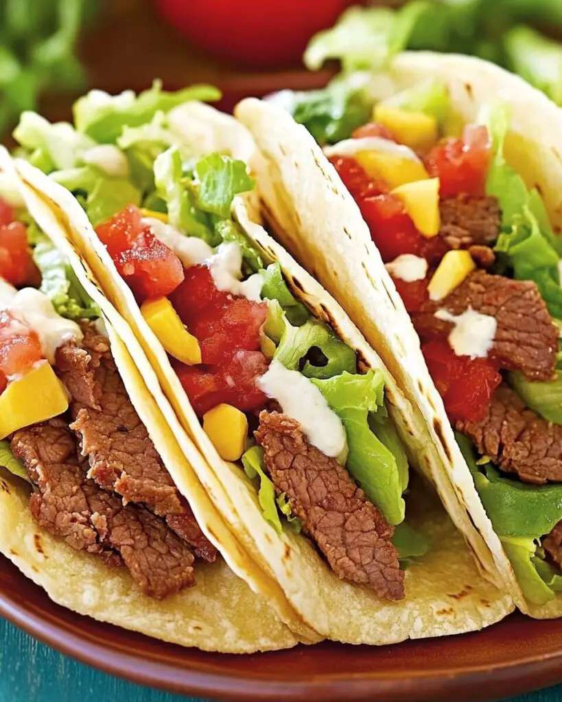 Aussie-style Beef Salad Tacos
