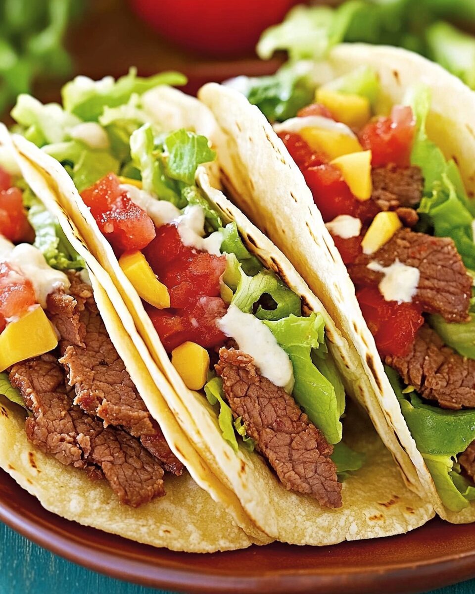 Aussie-style Beef Salad Tacos