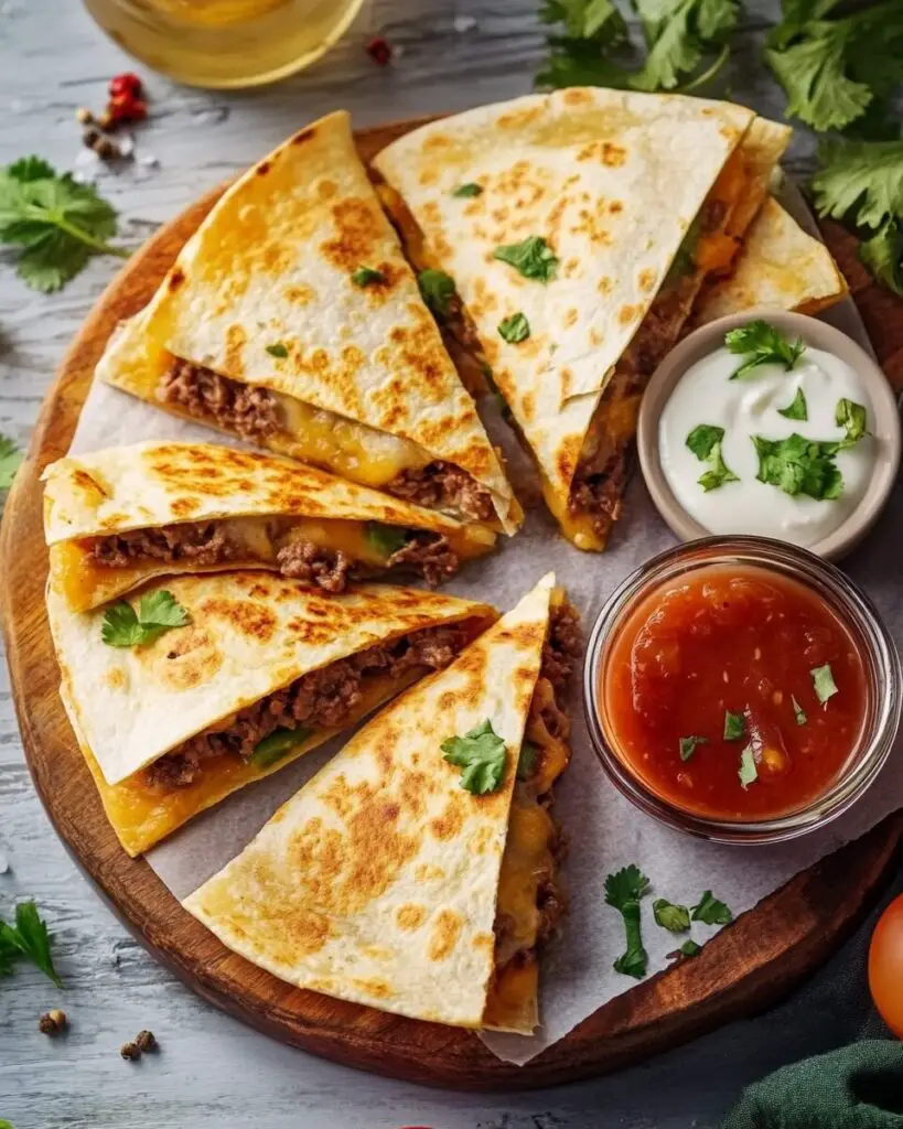 Beef Quesadillas