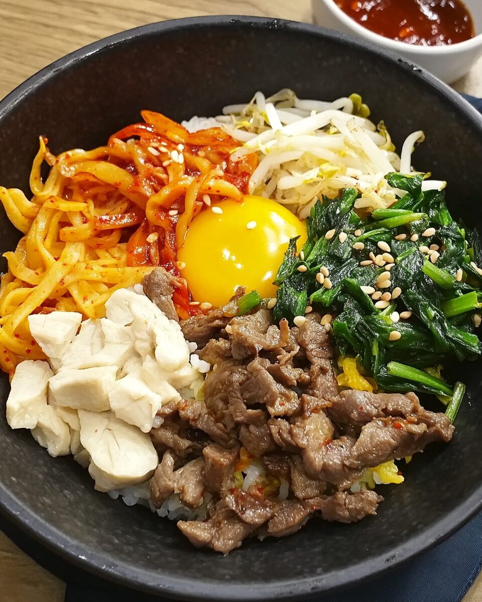 Bibimbap (Korean Rice Bowl)