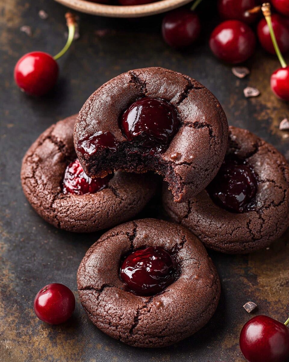 Chocolate Cherry Cookies