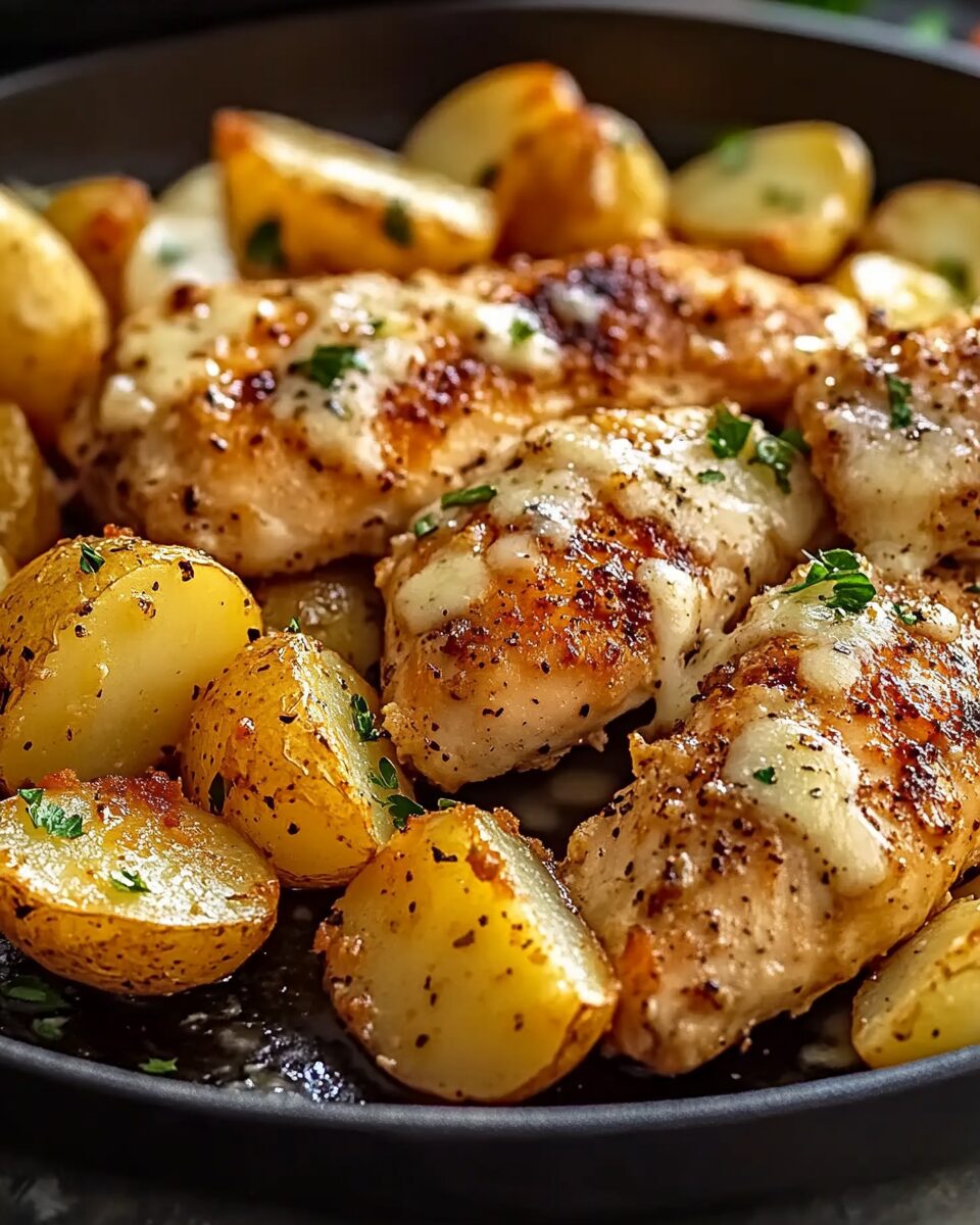 Garlic Parmesan Chicken and Potatoes