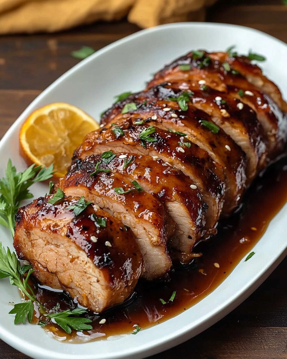 Honey Garlic Pork Tenderloin