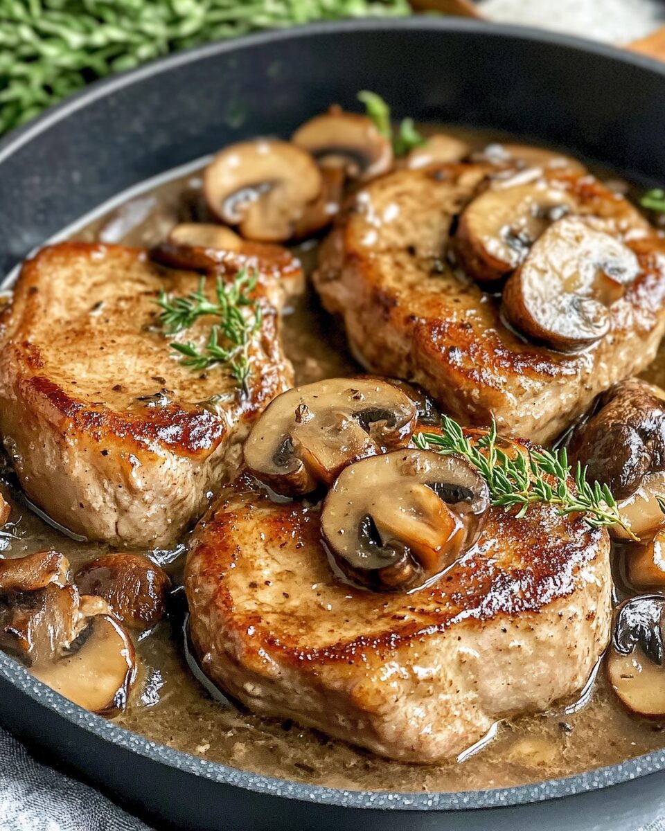 Mushroom Pork Chops