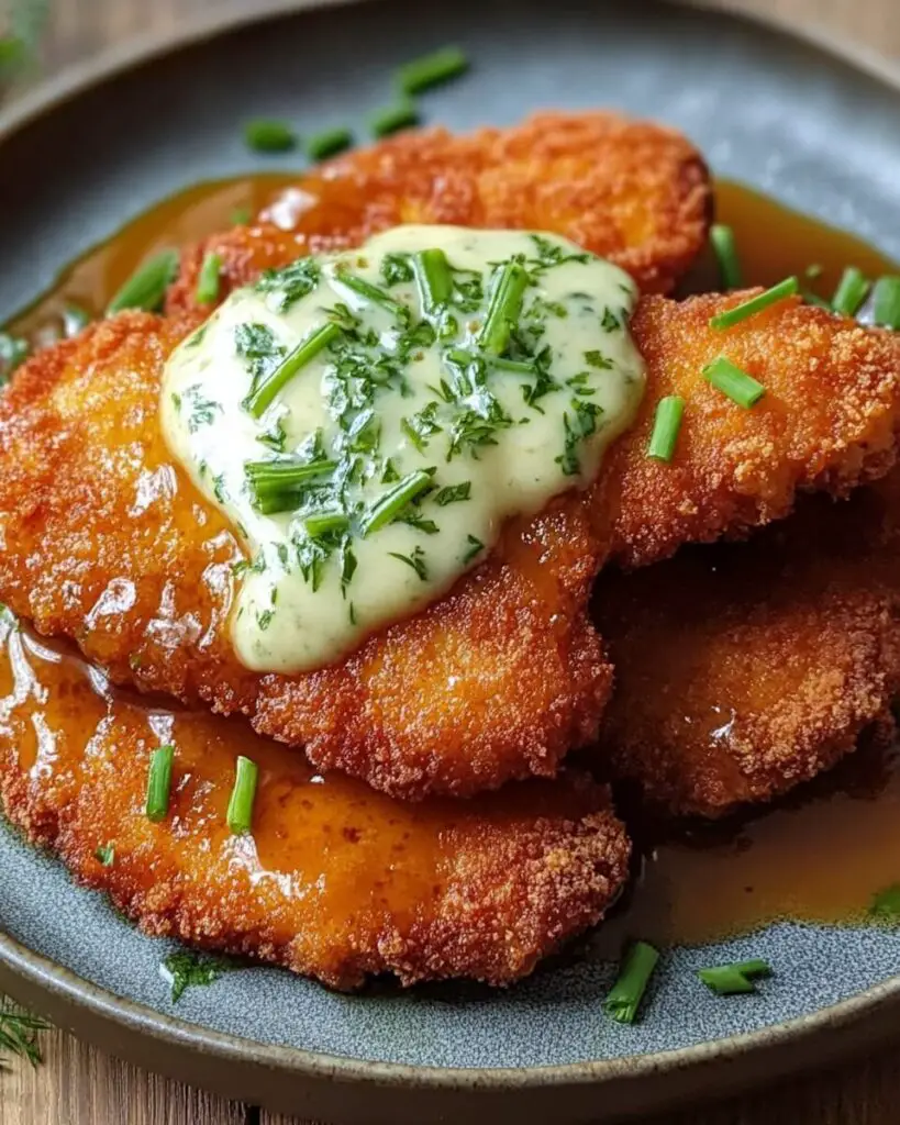 Pork Schnitzel with Sauce