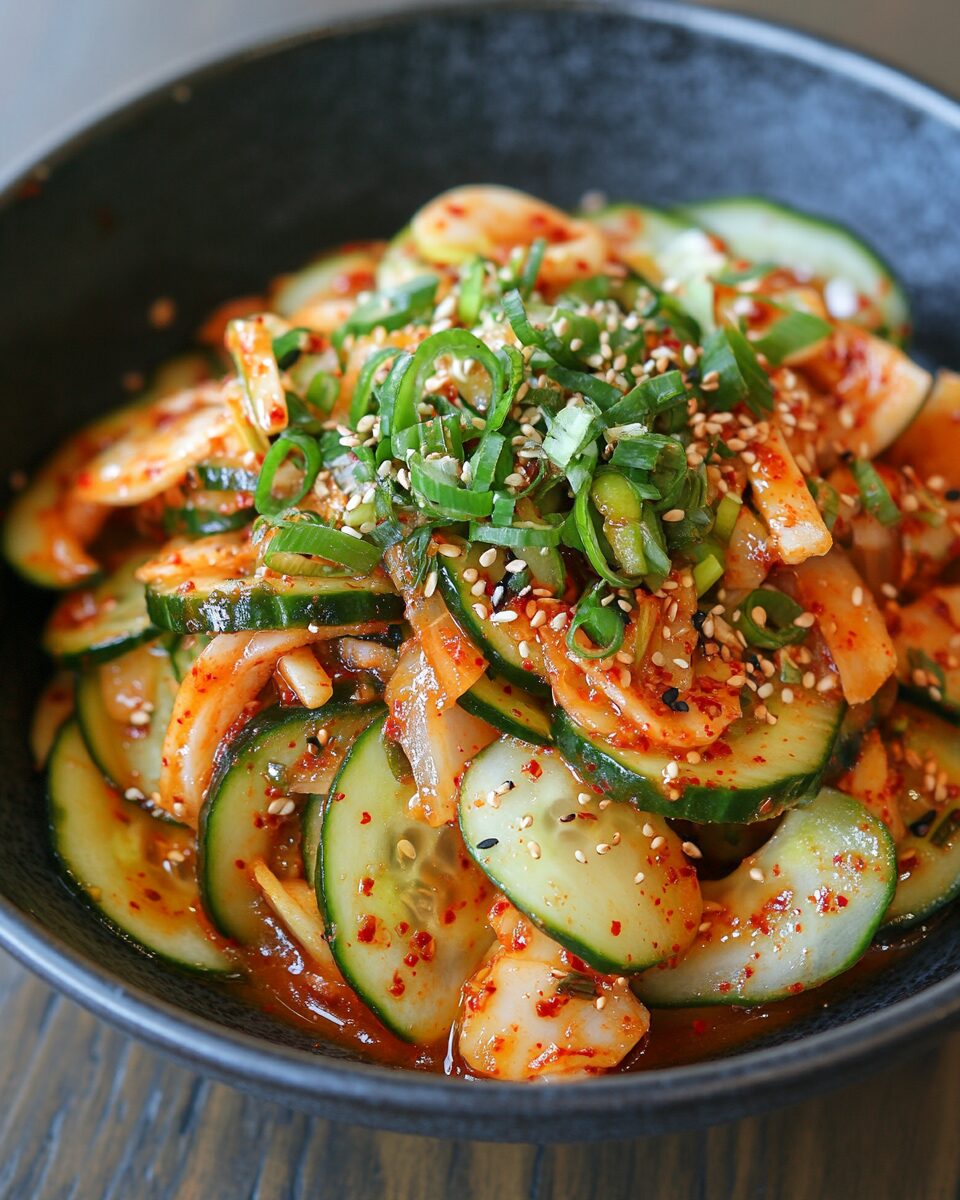 Spicy Korean Cucumber Salad