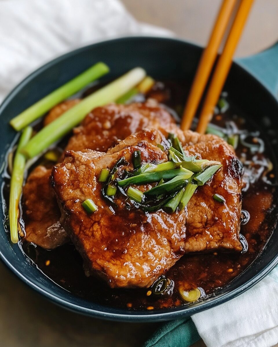 Braised Shanghai Pork Chops