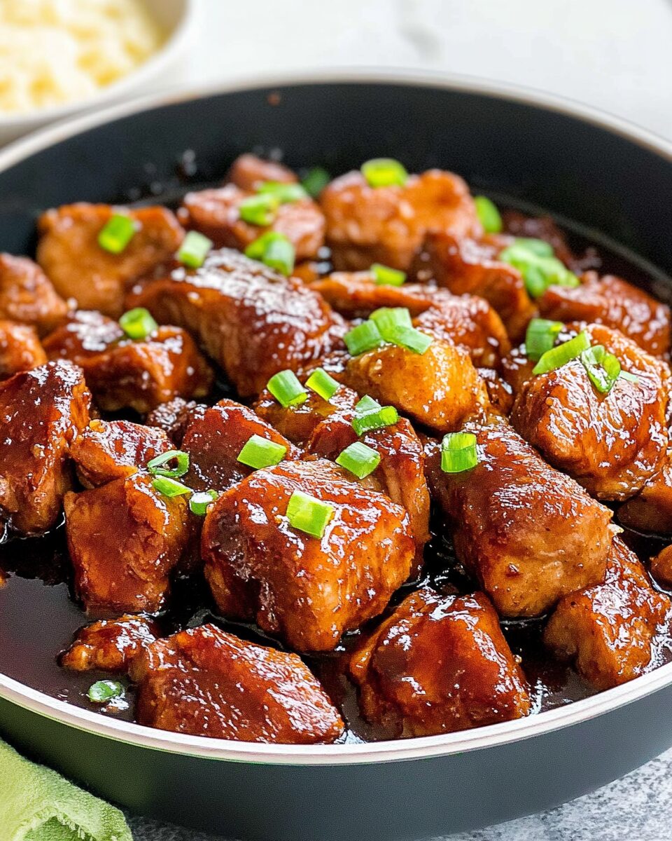 Braised Pork in Sweet Soy Sauce