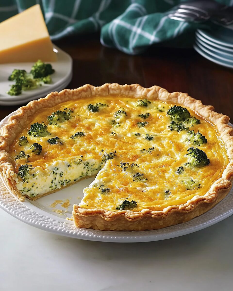 Broccoli Cheese Quiche