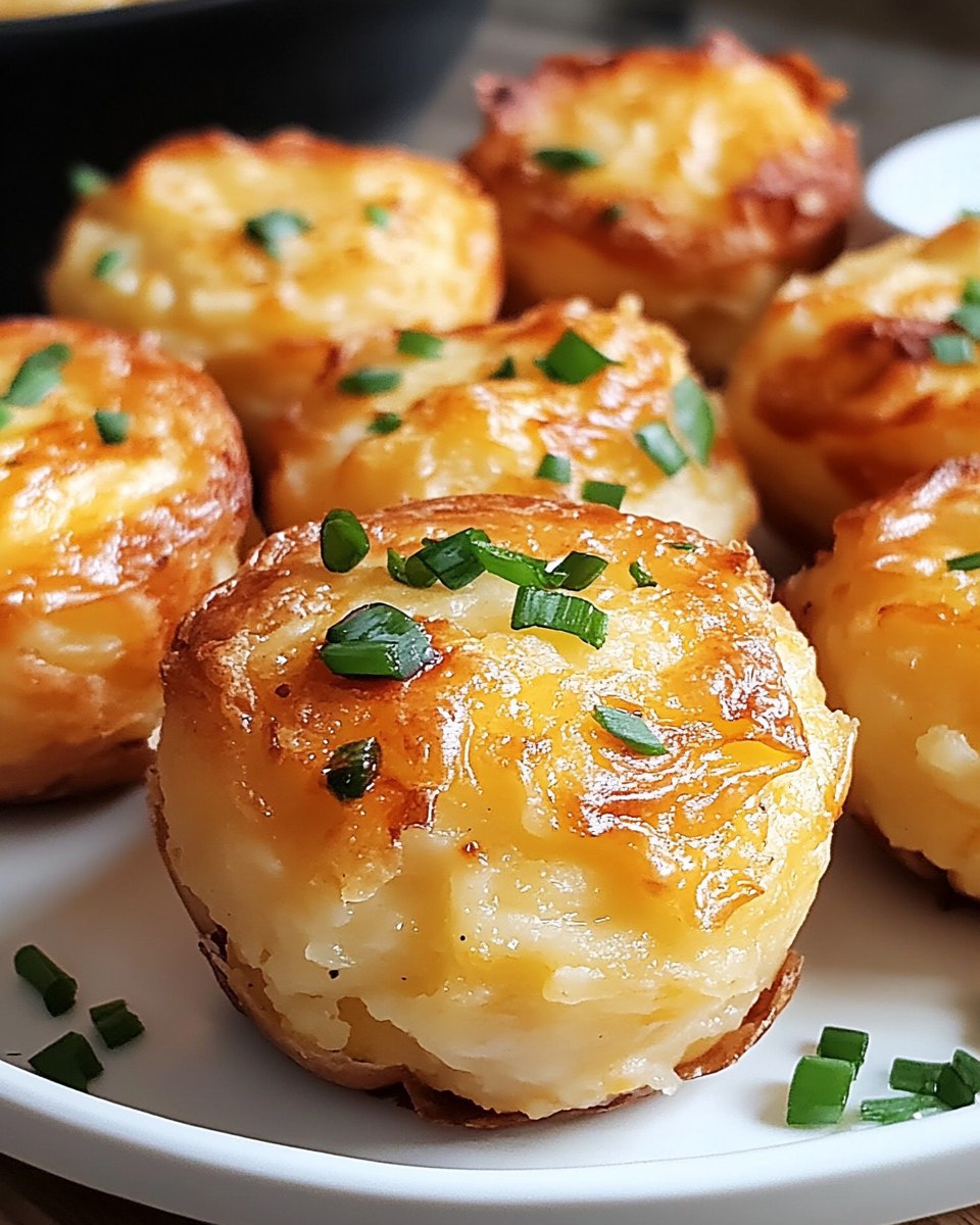 Cheesy Mashed Potato Puffs