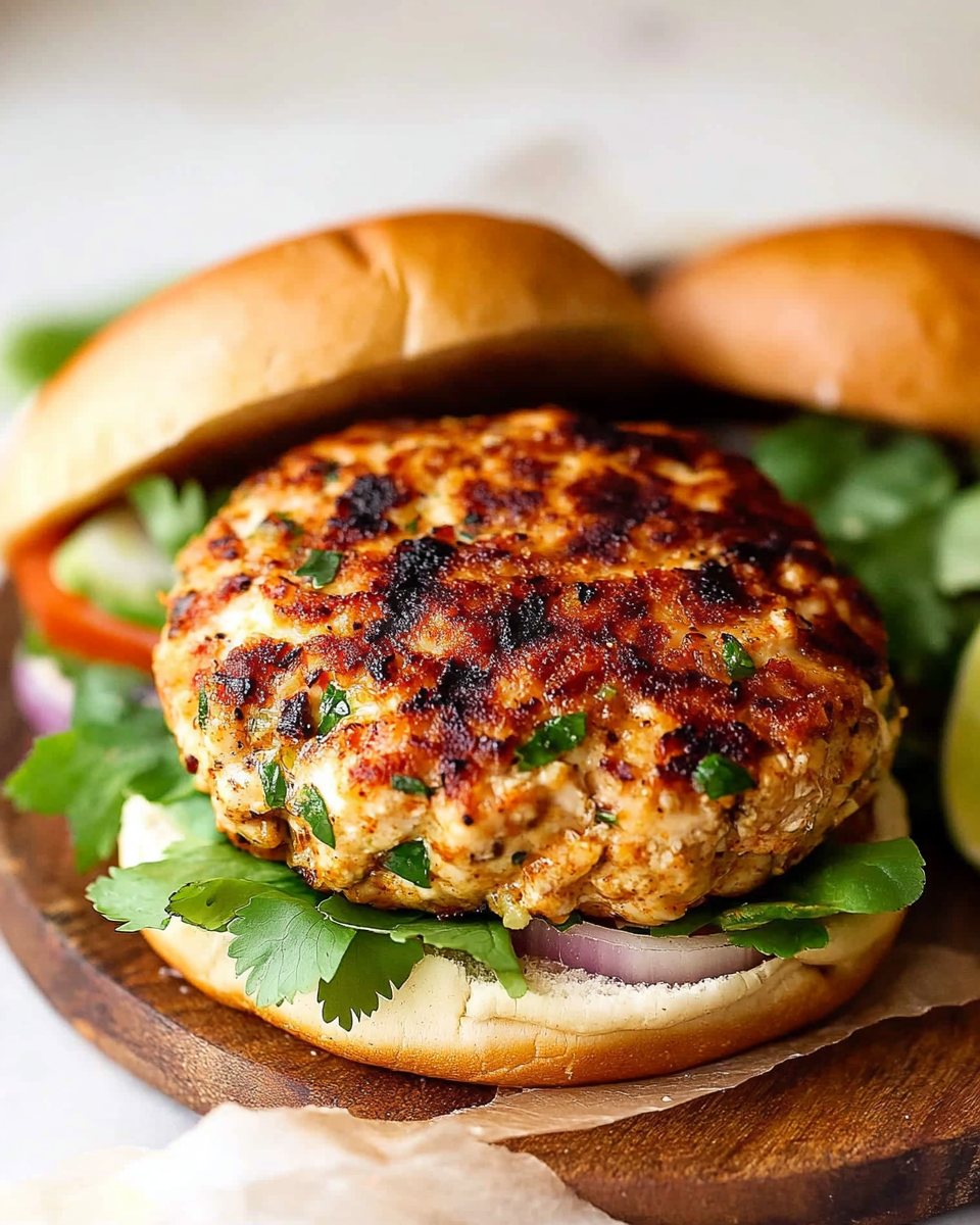 Chili Lime Chicken Burgers