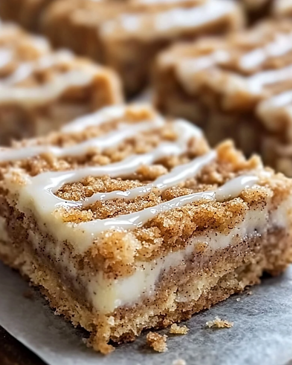 Cinnamon Roll Bliss Bars
