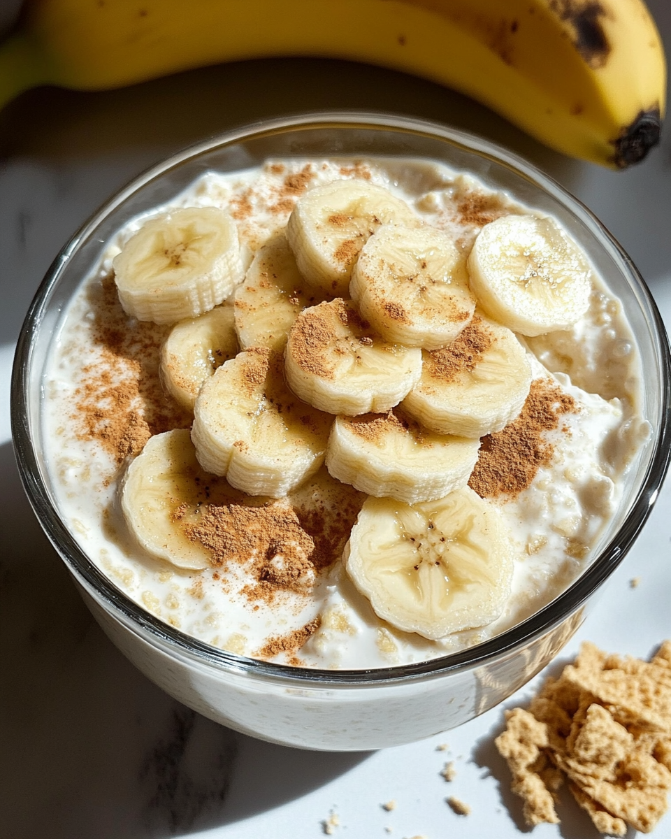 Cottage Cheese Banana Pudding