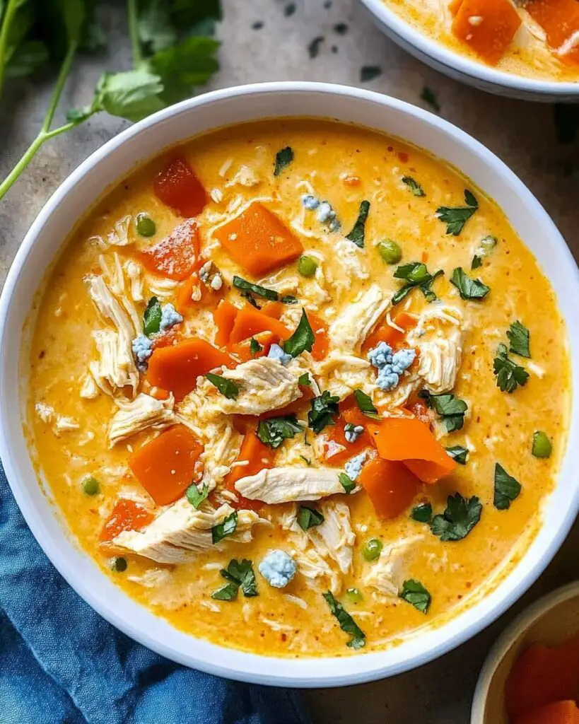 Creamy Buffalo Chicken Soup