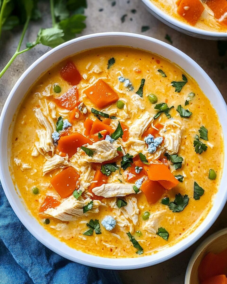 Creamy Buffalo Chicken Soup