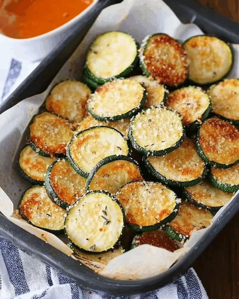 Crispy Baked Zucchini Chips