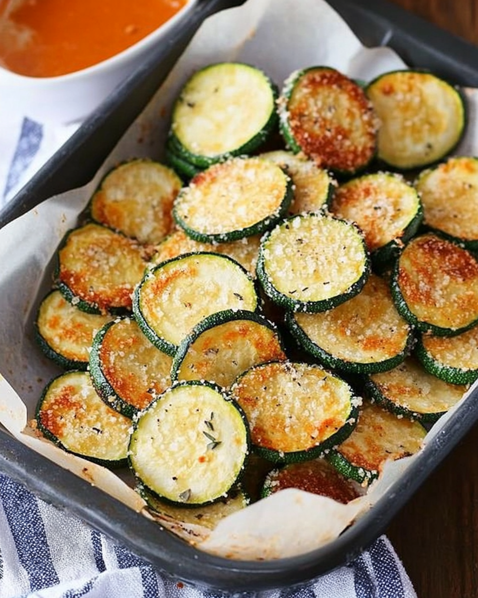 Crispy Baked Zucchini Chips