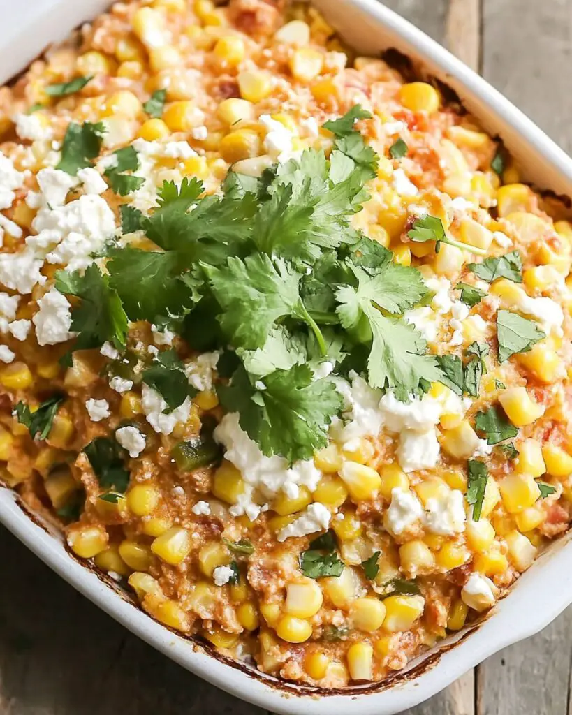Hot Mexican Street Corn Dip