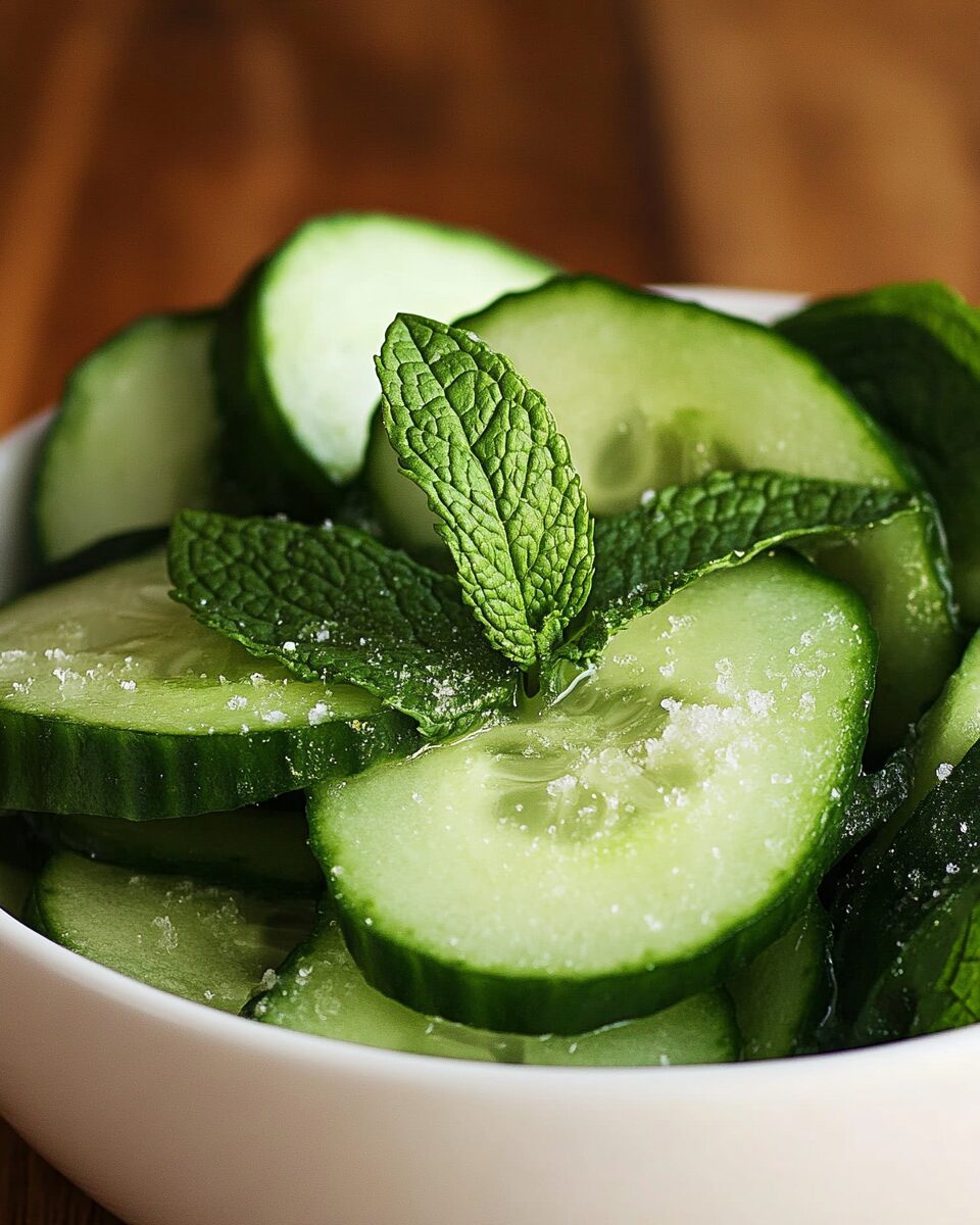 Moroccan Cucumber Mint Salad