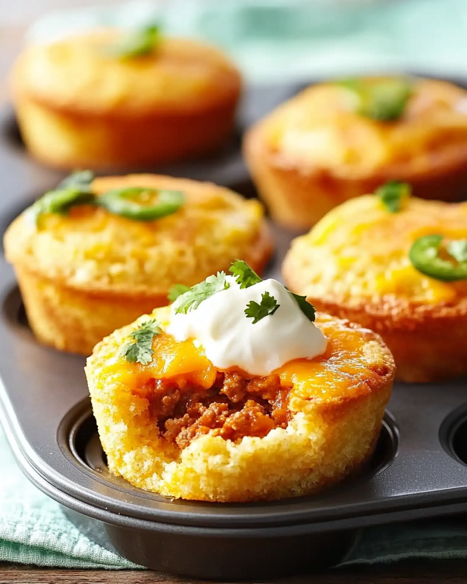 Muffin Tin Tamale Cakes