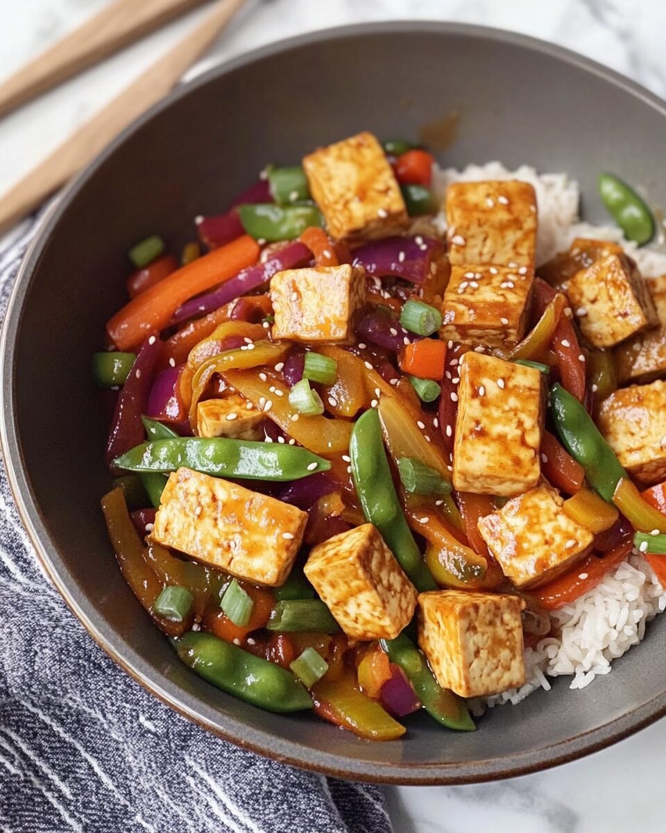 Peanut Butter Tofu Stir-Fry