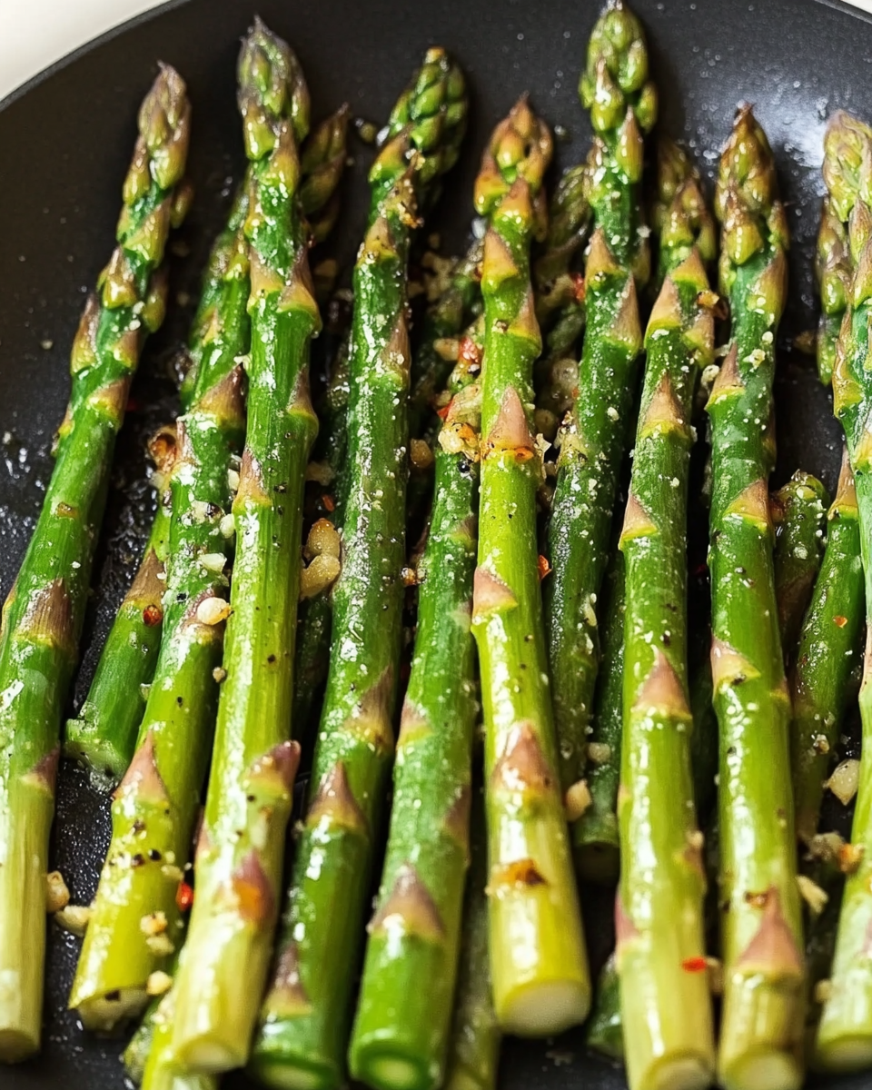 Sautéed Garlic Asparagus