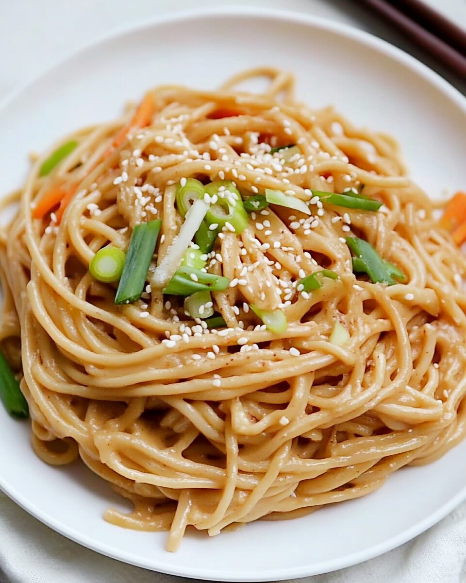 Sesame Noodles with Peanut Sauce