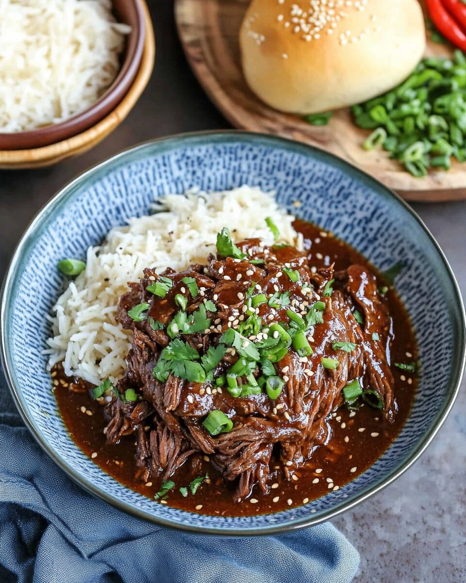Slow Cooker Chinese Pulled Beef