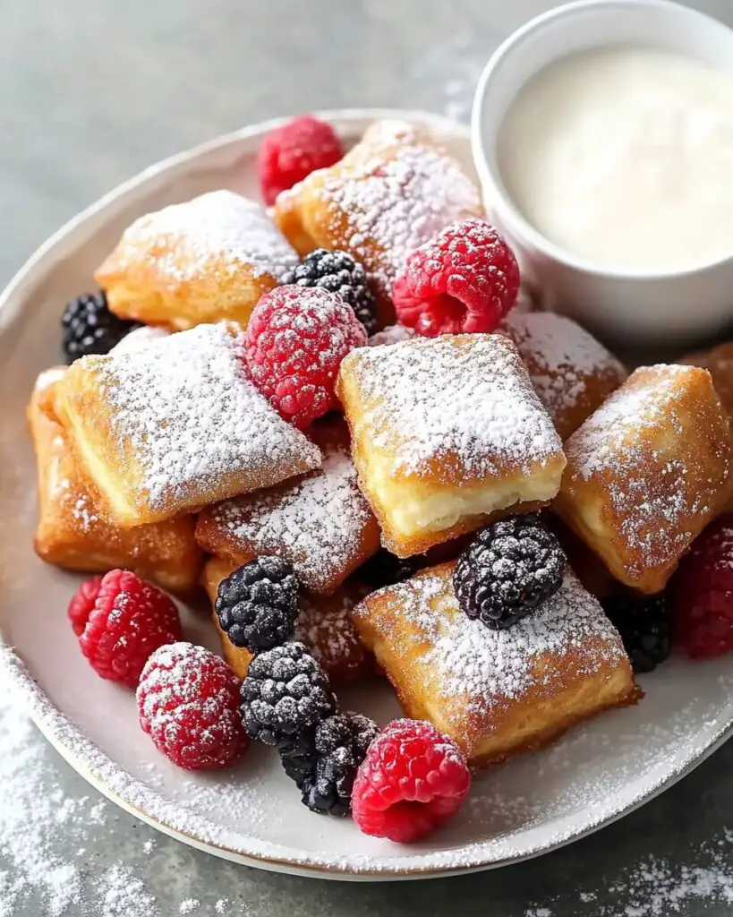 Springtime Beignets with Fresh Berries