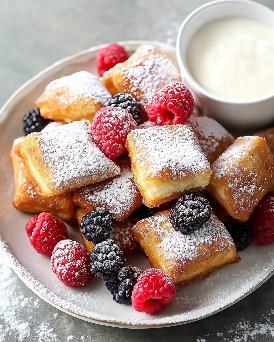 Springtime Beignets with Fresh Berries