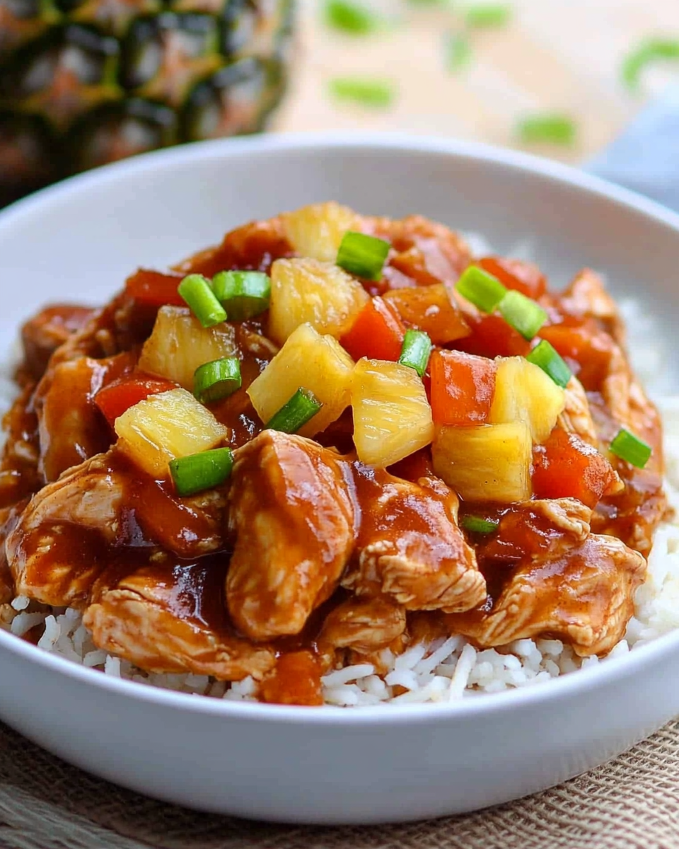 Sweet Hawaiian Crockpot Chicken