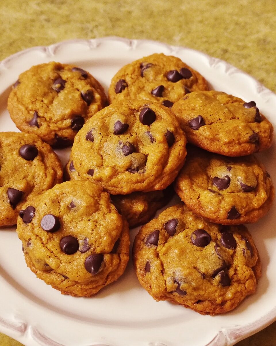 Pumpkin Chocolate Chip Cookies