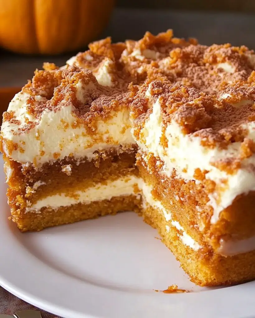 Pumpkin Cream Cheese Coffee Cake