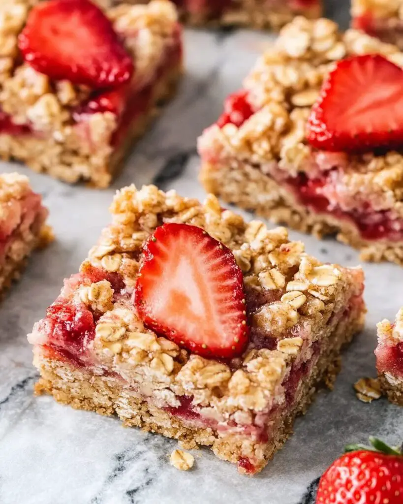 Strawberry Oatmeal Bars
