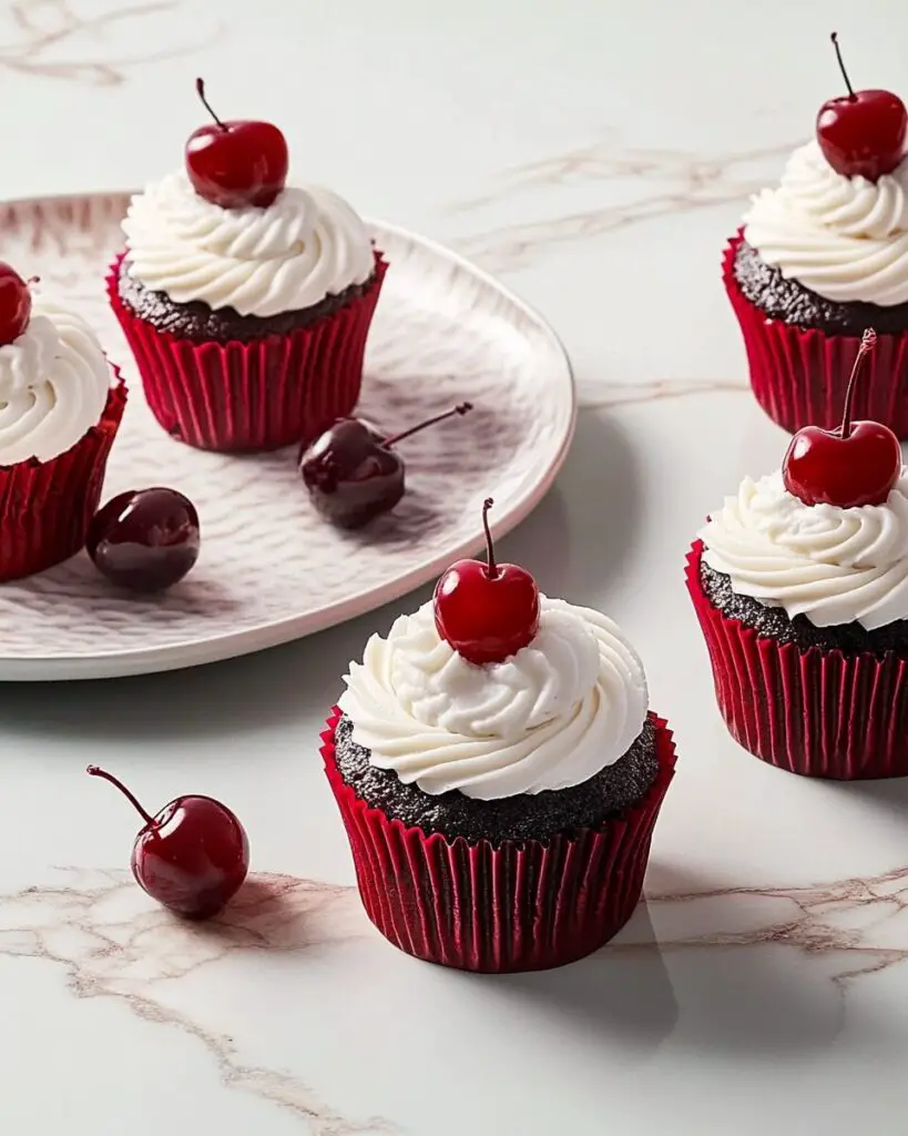 White Claw Black Cherry Cupcakes