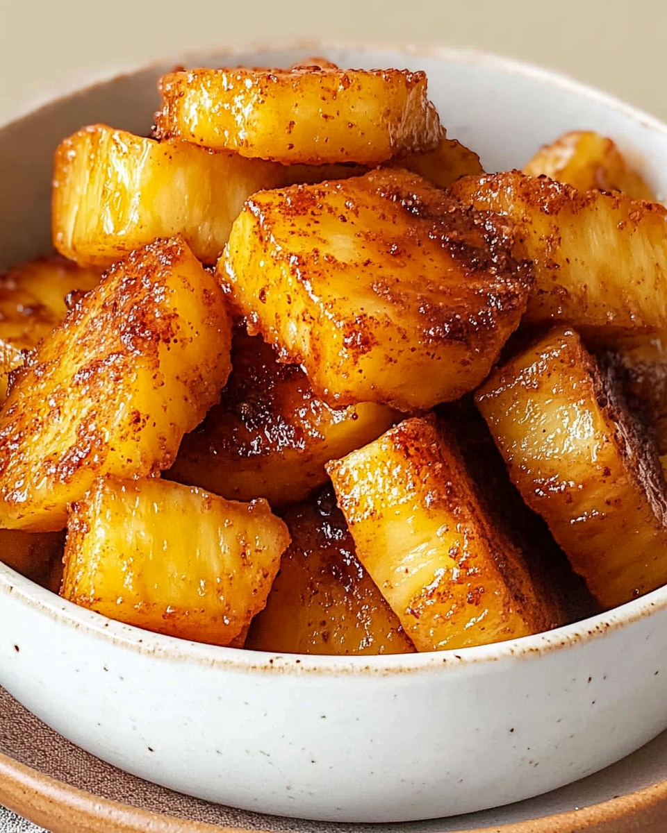 Air Fryer Caramelized Pineapple