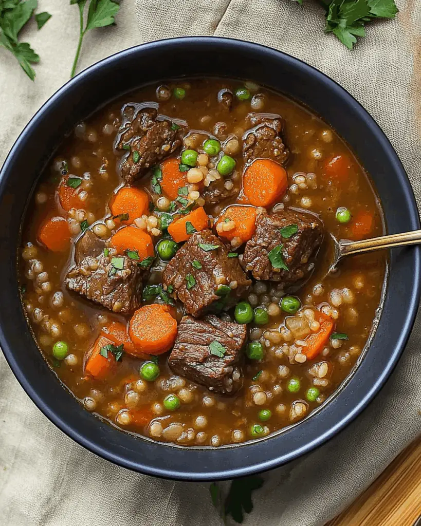 Beef Barley Soup