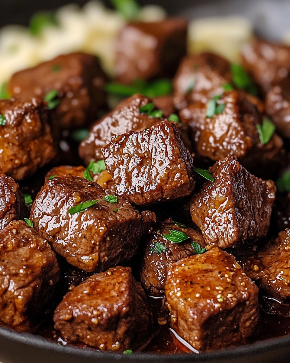 Cajun Garlic Butter Steak Bites